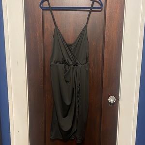 Spaghetti strap black dress